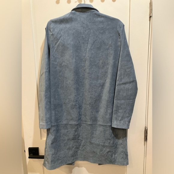 Yest Women's size 6 Light blue Blazer - lightweight suede like material - Picture 16 of 16